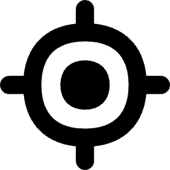 Location Target 1 Icon from Flex Solid Set