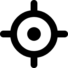 Location Target 1 Icon from Micro Line Set