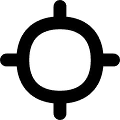 Location Target 2 Icon from Flex Solid Set