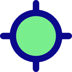 Location Target 2 Icon from Core Pop Set