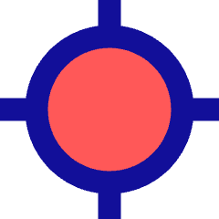 Location Target 2 Icon from Sharp Pop Set