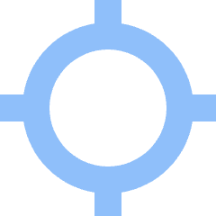 Location Target 2 Icon from Sharp Flat Set