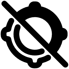 Location Target Off Icon from Plump Remix Set