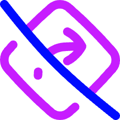 Map Direction Disable Icon from Flex Neon Set