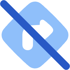 Map Direction Disable Icon from Plump Flat Set