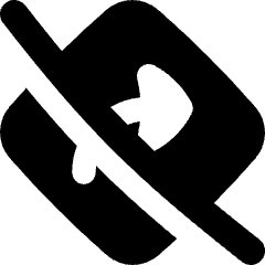 Map Direction Disable Icon from Flex Solid Set