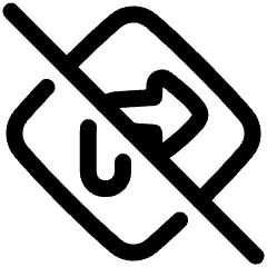 Map Direction Disable Icon from Plump Line Set