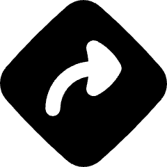 Map Direction Enable Icon from Flex Solid Set