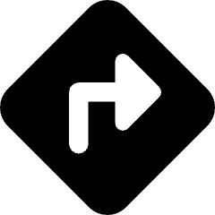 Map Direction Enable Icon from Core Solid Set