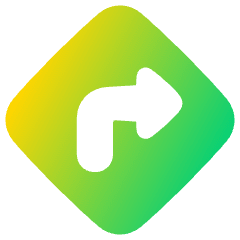 Map Direction Enable Icon from Plump Gradient Set