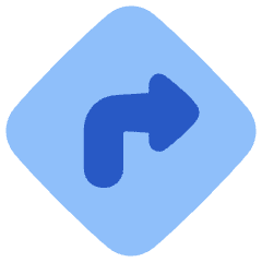 Map Direction Enable Icon from Plump Flat Set
