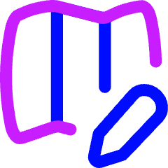 Map Edit Icon from Flex Neon Set