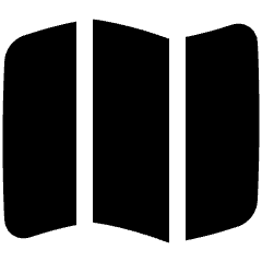 Map Fold Icon from Plump Solid Set