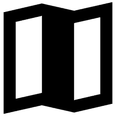 Map Fold Icon from Sharp Remix Set