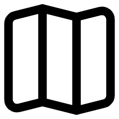 Map Fold Icon from Core Line Set