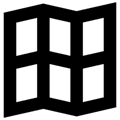 Map Grid Icon from Sharp Remix Set