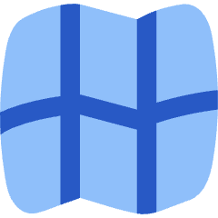 Map Grid Icon from Flex Flat Set