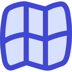 Map Grid Icon from Flex Duo Set