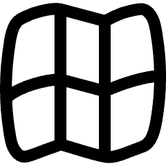 Map Grid Icon from Flex Line Set