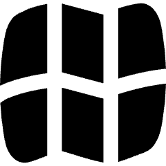 Map Grid Icon from Flex Solid Set