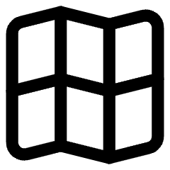 Map Grid Icon from Core Line Set