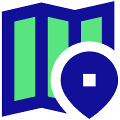 Map Location Icon from Sharp Pop Set