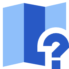Map Quest Icon from Sharp Flat Set