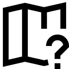 Map Quest Icon from Sharp Line Set