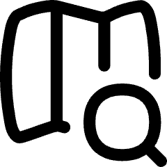 Map Search Icon from Flex Line Set