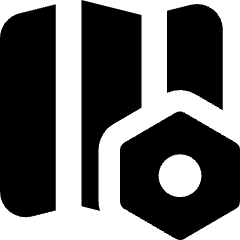 Map Setting Bolt Nut Icon from Core Solid Set
