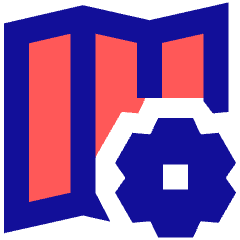 Map Setting Gear Icon from Sharp Pop Set