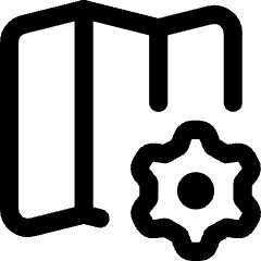 Map Setting Gear Icon from Core Line Set