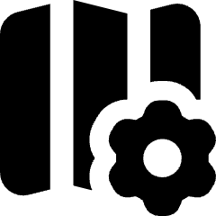 Map Setting Gear Icon from Core Solid Set