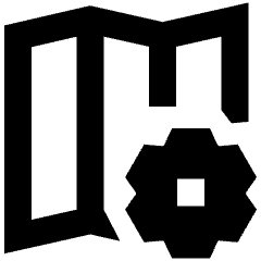 Map Setting Gear Icon from Sharp Remix Set