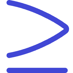 More Than Equal Symbol Icon from Flex Duo Set