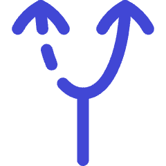 Navigation Arrow Alt Route Icon from Flex Duo Set