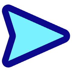 Navigation Arrow East Icon from Core Pop Set