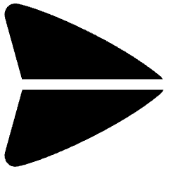 Navigation Arrow East Icon from Plump Solid Set