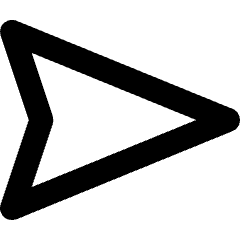 Navigation Arrow East Icon from Micro Line Set