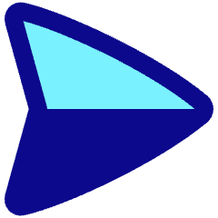 Navigation Arrow East Icon from Plump Pop Set