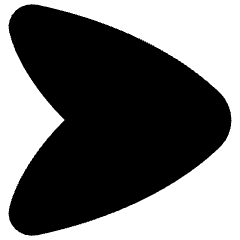 Navigation Arrow East Icon from Flex Solid Set