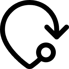 Navigation Arrow Mode Of Travel Icon from Core Line Set