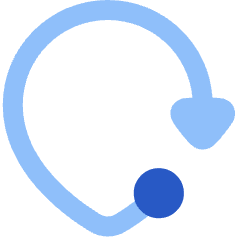 Navigation Arrow Mode Of Travel Icon from Plump Flat Set