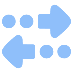 Navigation Arrow Multiple Stop Icon from Plump Flat Set