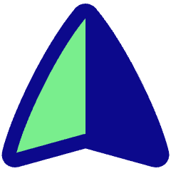 Navigation Arrow North Icon from Plump Pop Set