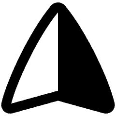 Navigation Arrow North Icon from Plump Remix Set
