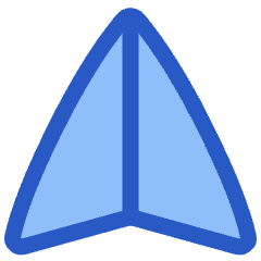 Navigation Arrow North Icon from Plump Duo Set