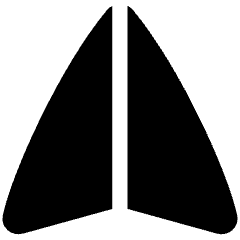 Navigation Arrow North Icon from Plump Solid Set