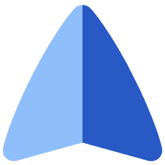 Navigation Arrow North Icon from Plump Flat Set