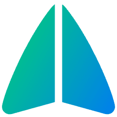 Navigation Arrow North Icon from Plump Gradient Set